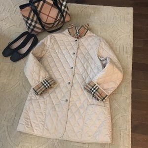 Authentic Burberry Diamond Quilted Coat